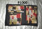 PATCHWORK FUN ON BLACK- MULTI-PURPOSE DIAPER BAG TRAVEL TOTE CHILD SEAT AND CARRIER