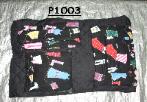 CLOTHESLINE MEMORIES ON BLACK - MULTI-PURPOSE DIAPER BAG TRAVEL TOTE CHILD SEAT AND CARRIER