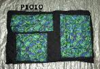 STAINED GLASS WINDOW ON BLACK- MULTI-PURPOSE DIAPER BAG TRAVEL TOTE CHILD SEAT AND CARRIER